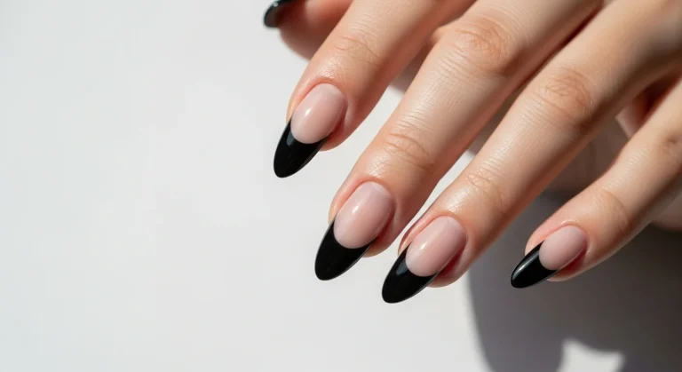 Top 17 Black French Tip Nails: Edgy Chic Designs to Try Now 27 Top 17 Black French Tip Nails: Edgy Chic Designs to Try Now