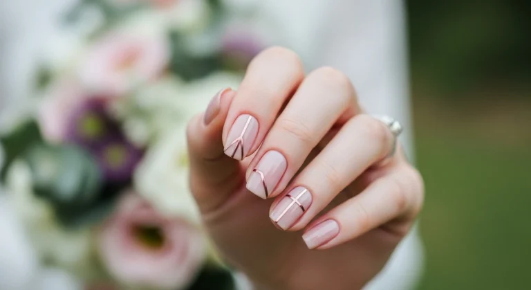 Top 19 Unique Wedding Nail Designs for the Modern Bride 20 Top 19 Unique Wedding Nail Designs for the Modern Bride