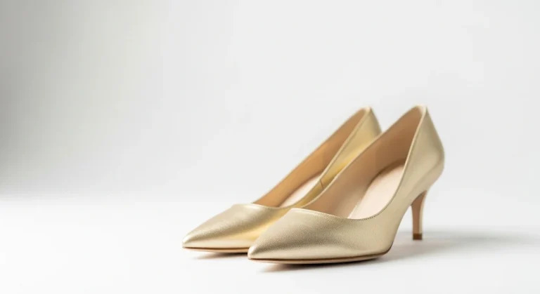 17 Gold Bridal Shoes to Make Your Day Sparkle 28 17 Gold Bridal Shoes to Make Your Day Sparkle
