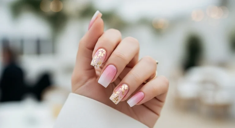 Top 23 Square Wedding Nail Designs for the Modern Bride 22 Top 23 Square Wedding Nail Designs for the Modern Bride