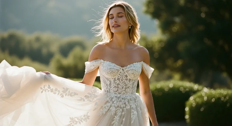 23 Hailey Bieber Wedding Dresses: Chic to Glamour 66 23 Hailey Bieber Wedding Dresses: Chic to Glamour