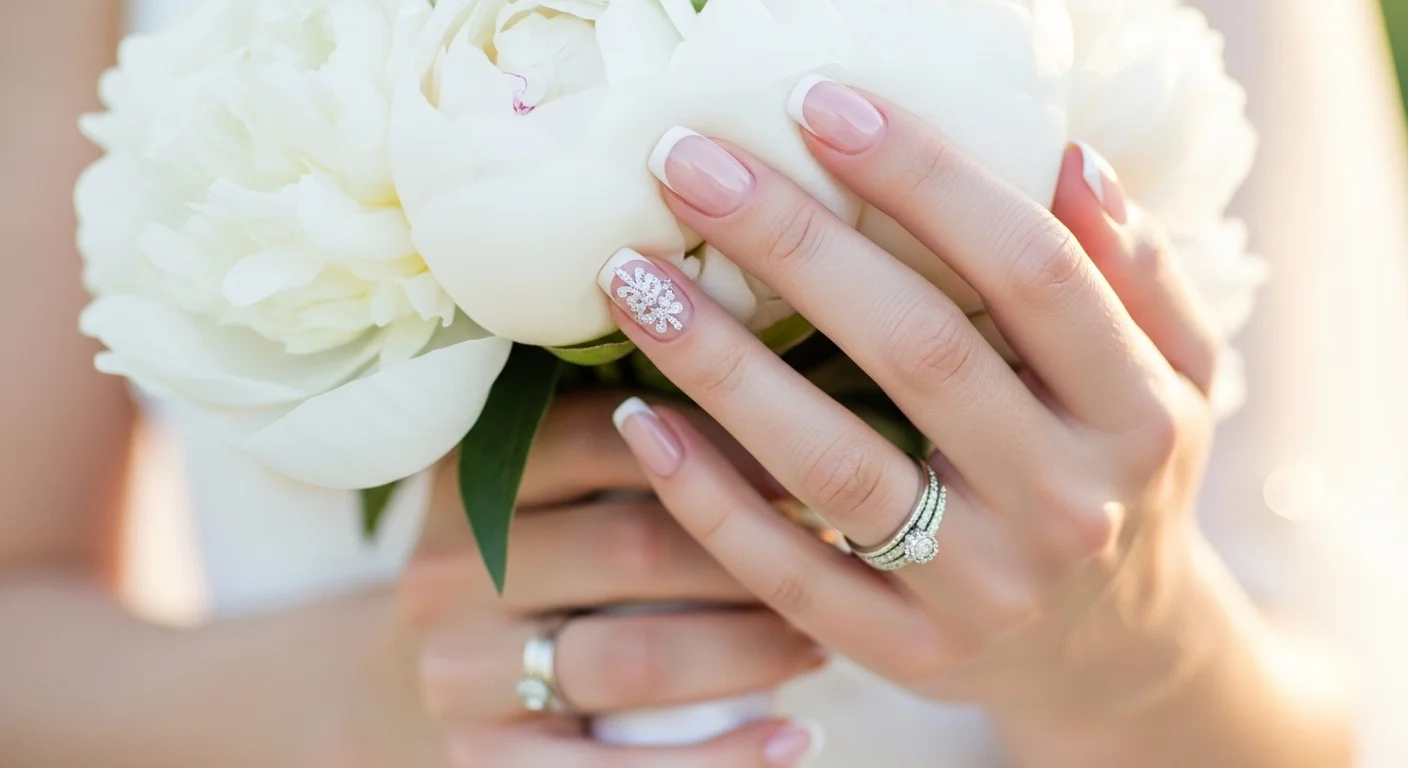 21 Breathtaking French Tip Wedding Nails for the Modern Bride 1 featured 233