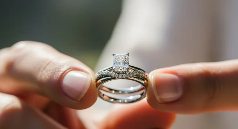 17 Radiant Cut Wedding Ring Sets to Love