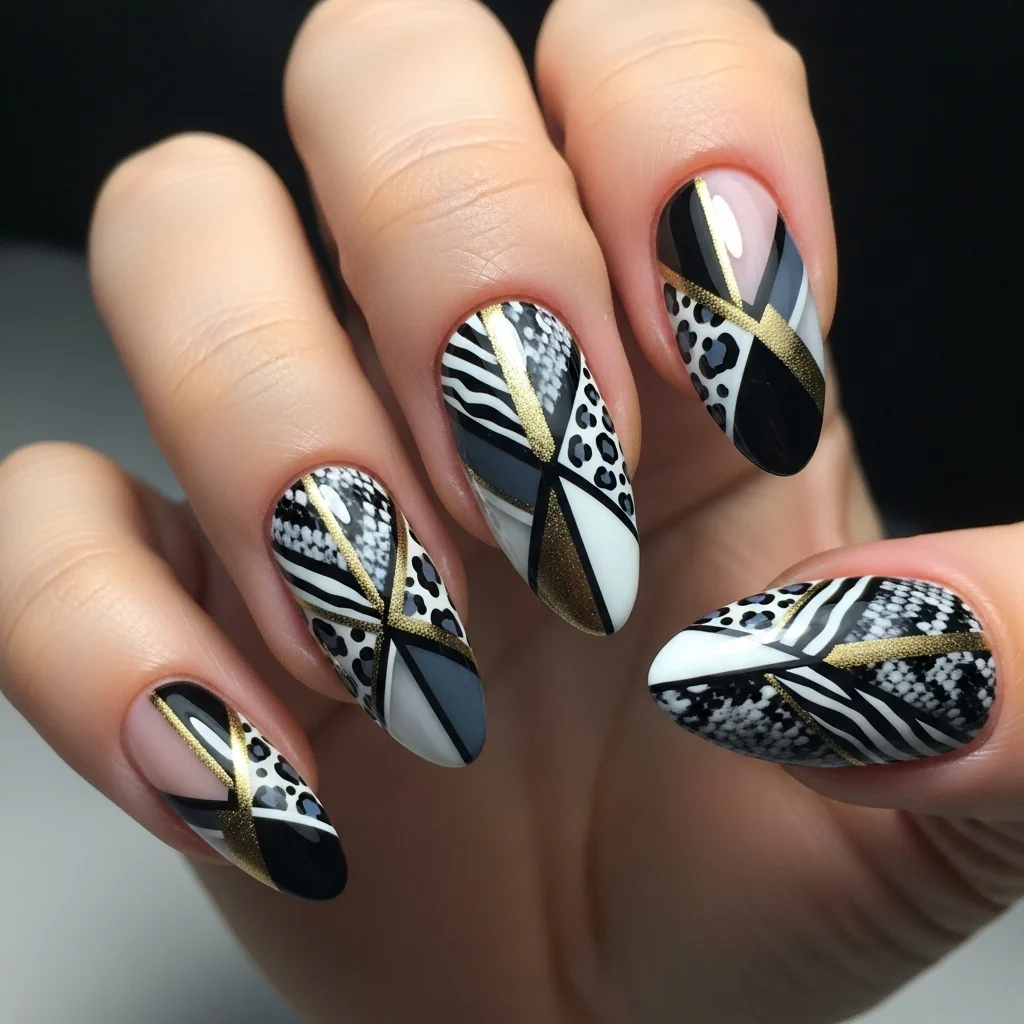 geometric animal print