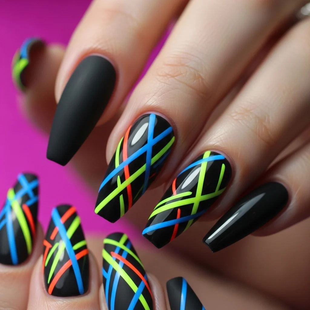 geometric stilettos