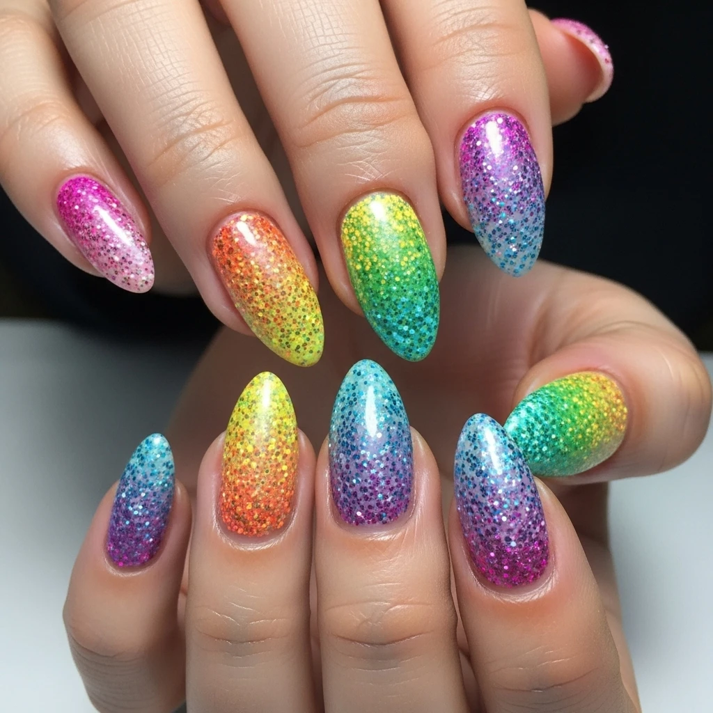 glitter gradient