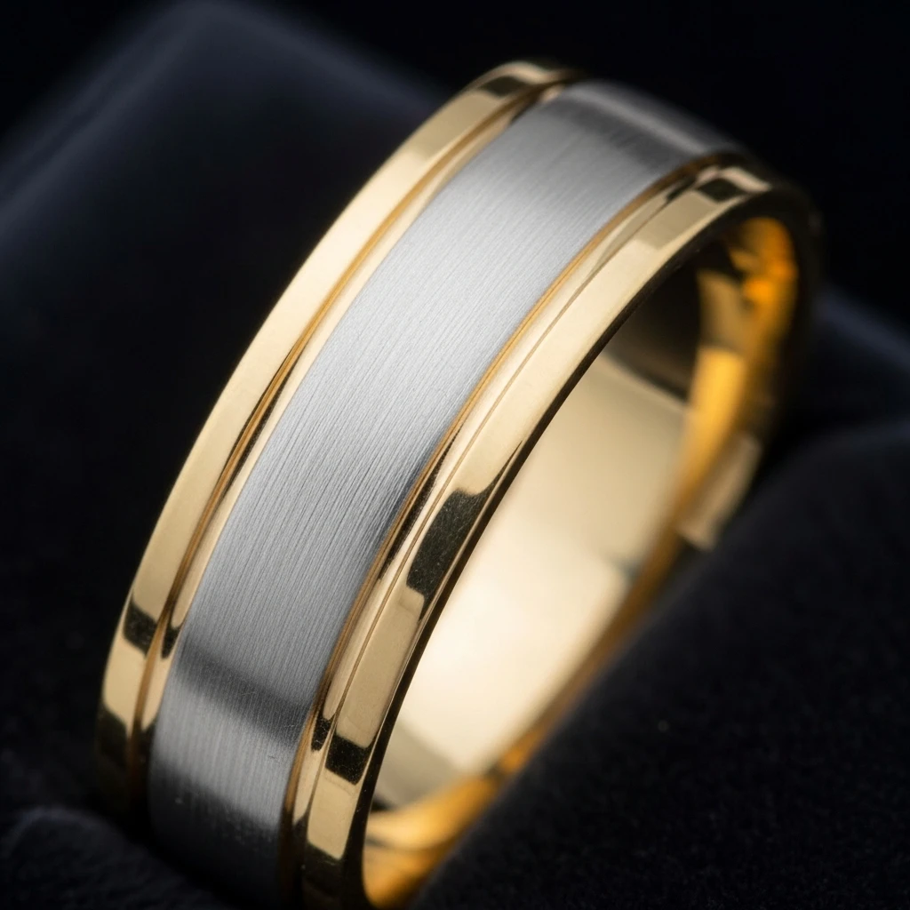 gold and platinum band