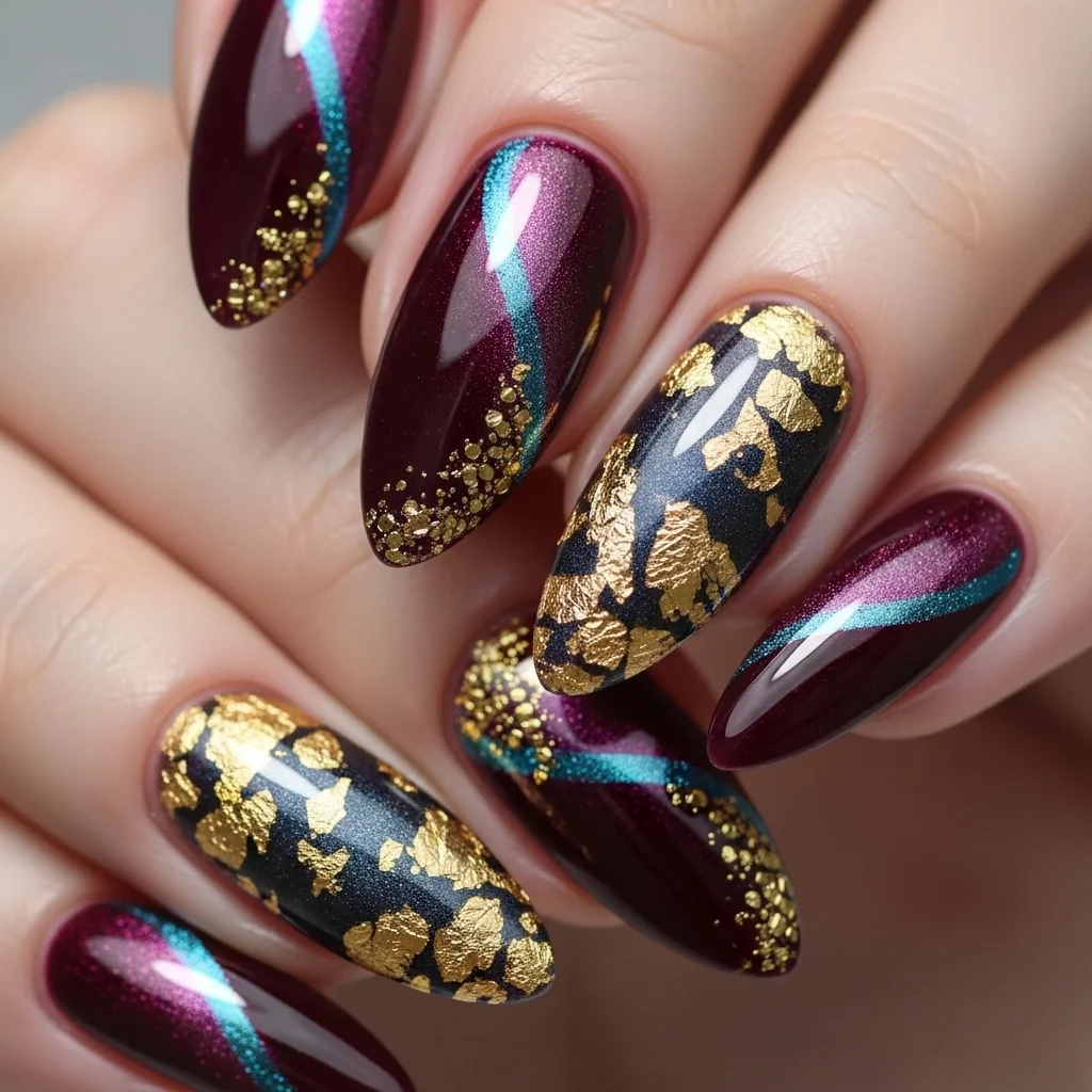 gold flake cat eye