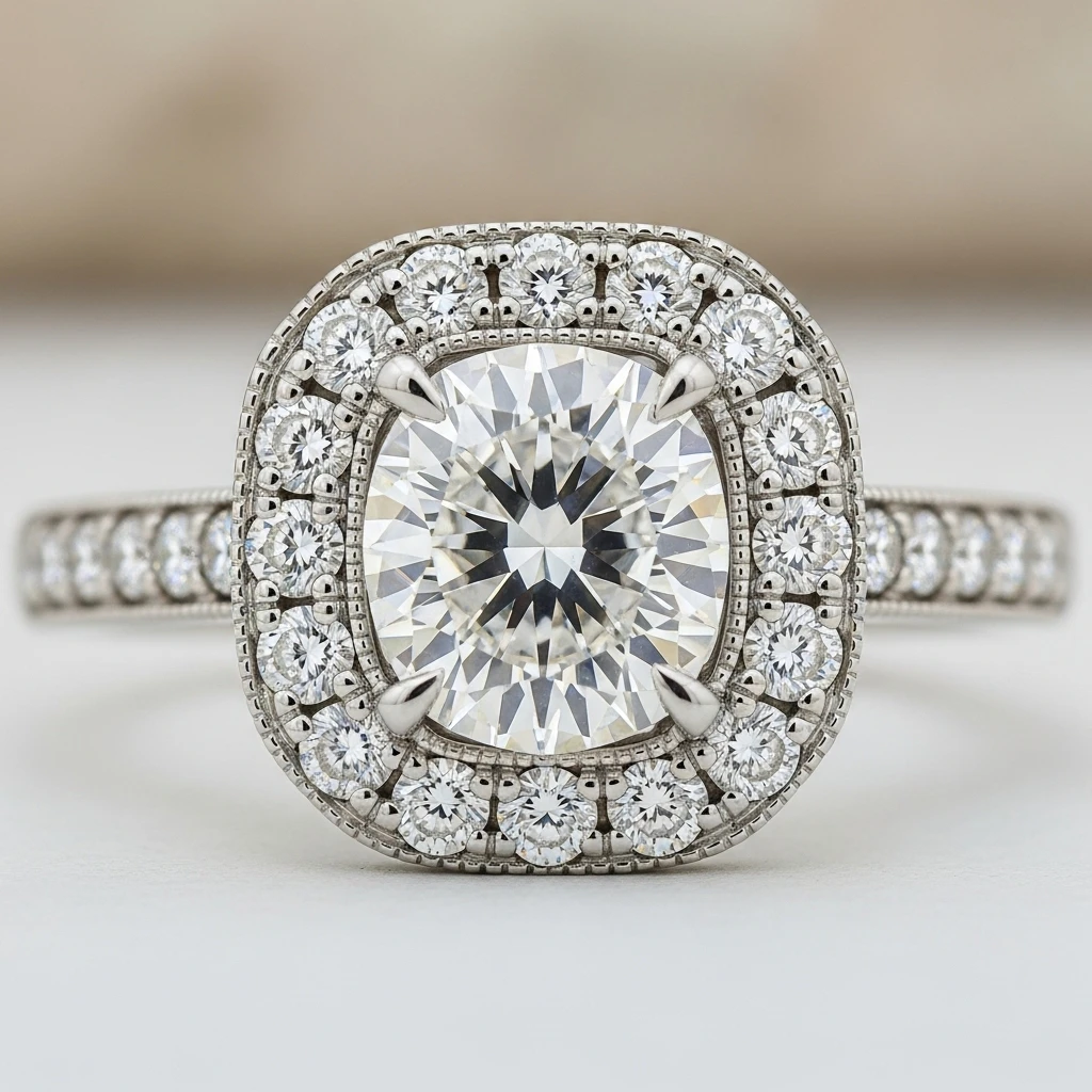 Most Popular Wedding Rings: 17 Styles to Inspire You 3 halo setting ring