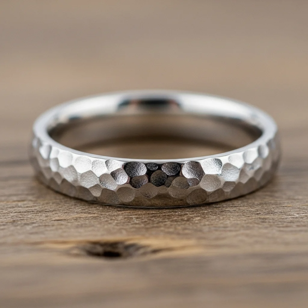 hammered texture band