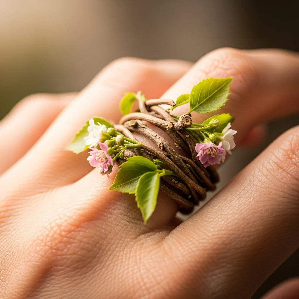 15 Wedding Ring Finger Tattoo Ideas to Celebrate Forever 4 intertwined vines 1