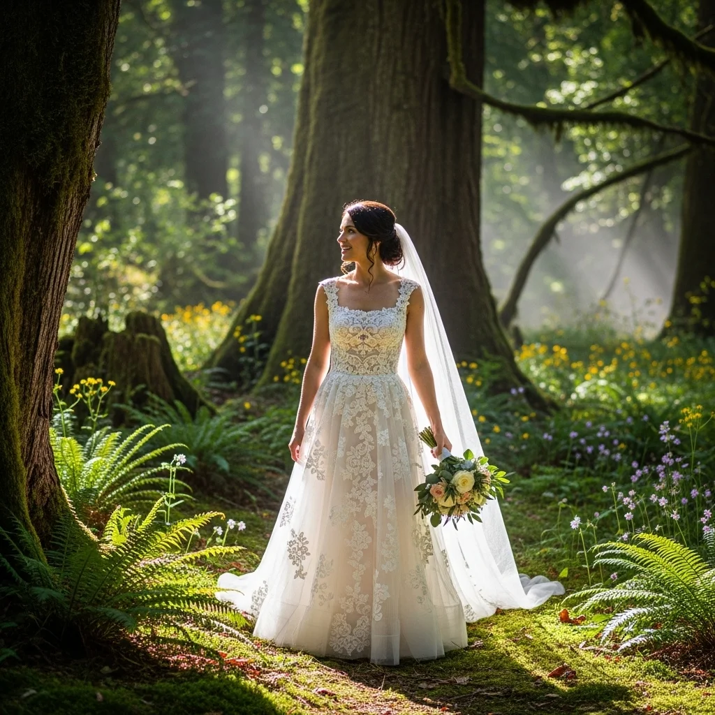 13 Square Neck Wedding Dresses to Make You Shine 3 lace square neck a line dress