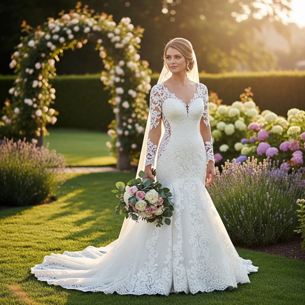21 Traditional Wedding Dresses That Will Steal Hearts 5 lace wedding dress 1