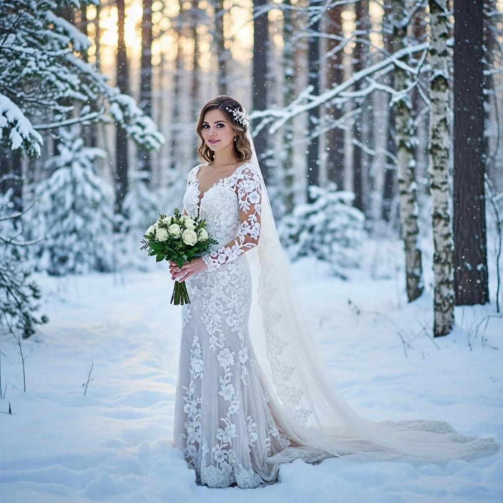 long sleeve wedding dress