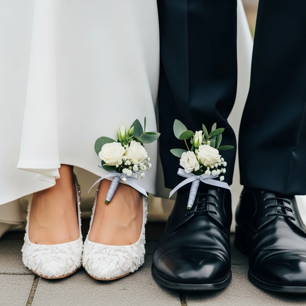 Top 11 Couple Wedding Dresses That Will Steal Your Heart 11 matching accessories subtle coordination