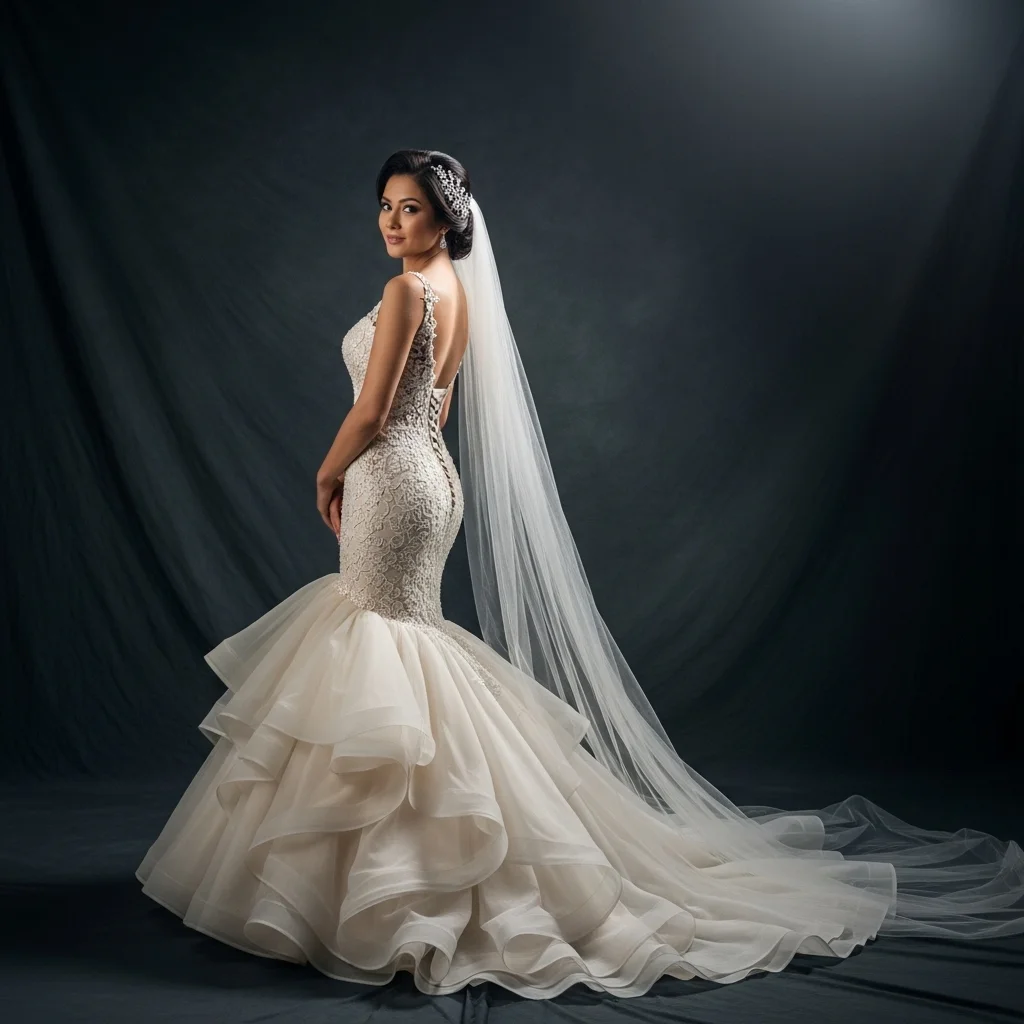 21 Wedding Day Dresses to Impress 6 mermaid gown 1
