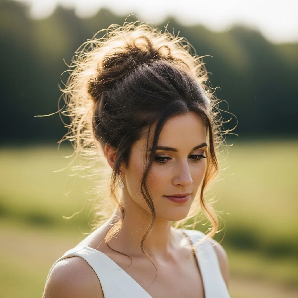 messy updo