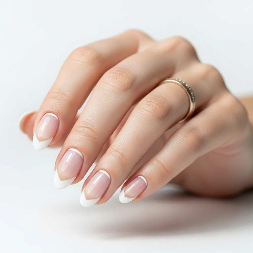23 Dreamy Wedding Gel Nails for Brides: Your Ultimate Bridal Mani Guide 23 negative space design 9