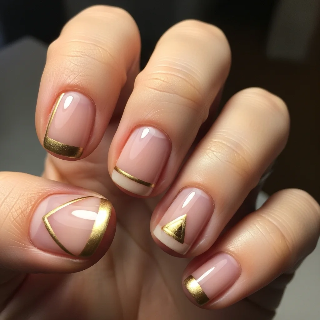 Top 15 Classy Nail Designs to Elevate Your Style 13 negative space manicure 2