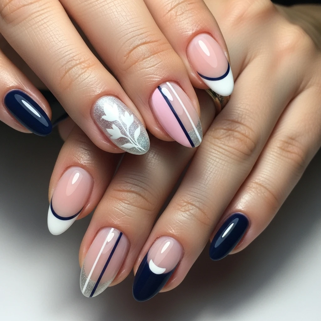 negative space manicure