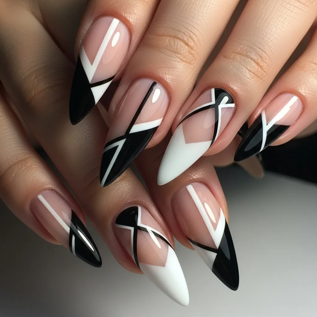 negative space stilettos