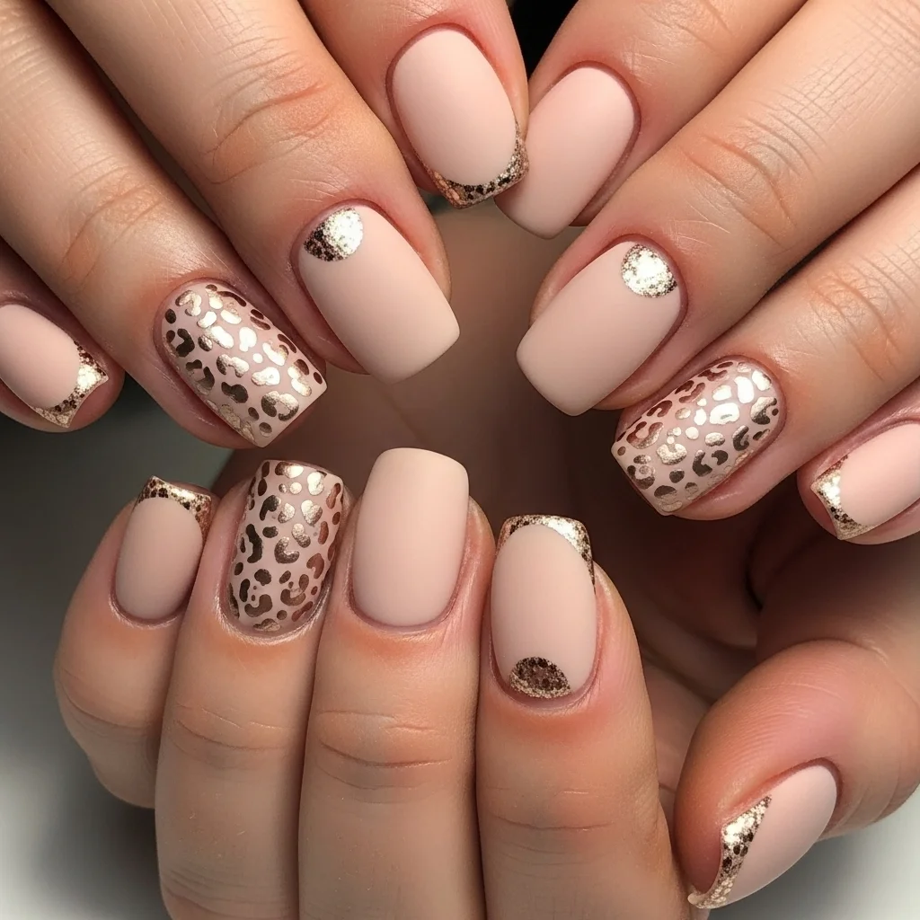 nude with animal print