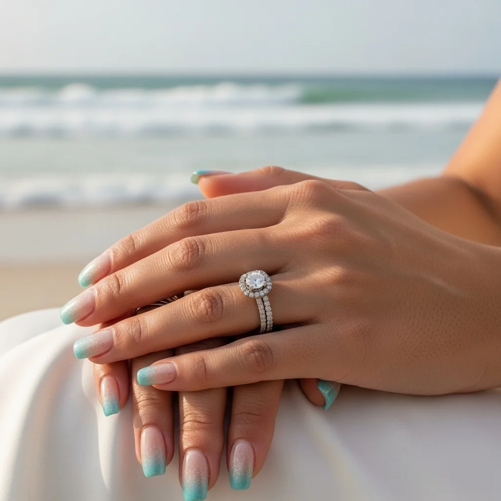 ocean inspired ombre