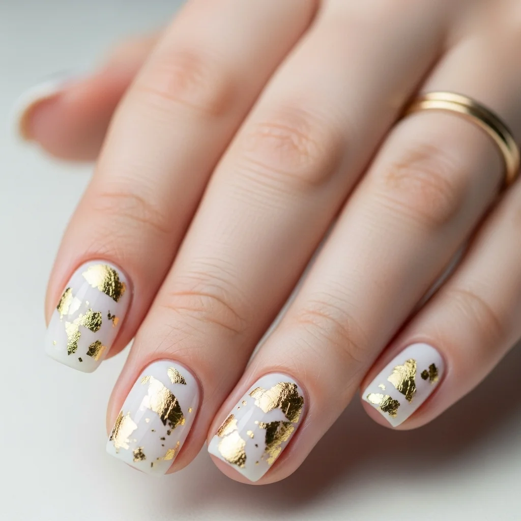 opulent gold leaf flakes