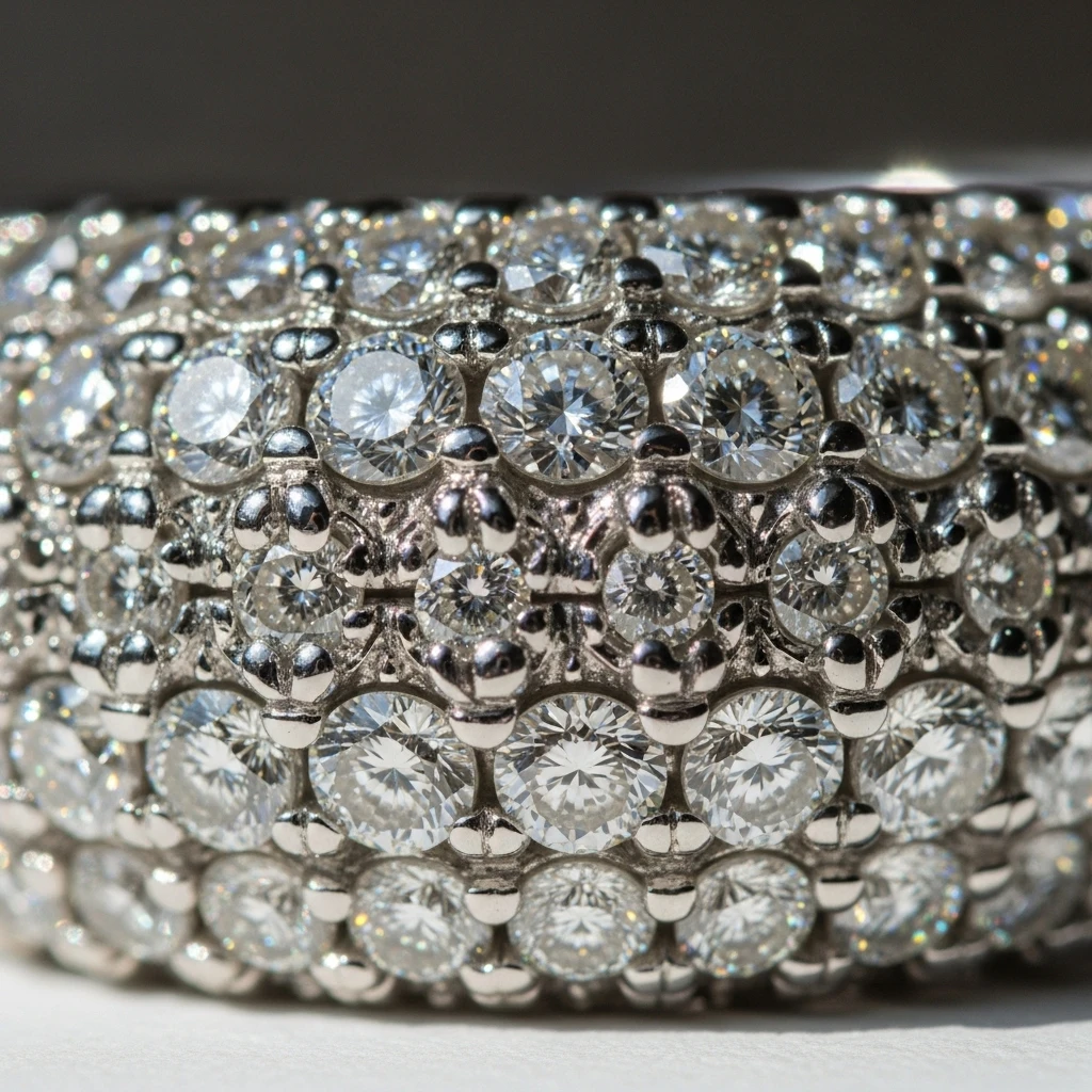 Most Popular Wedding Rings: 17 Styles to Inspire You 9 pave setting ring