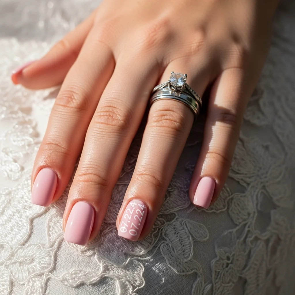 personalized initials or date