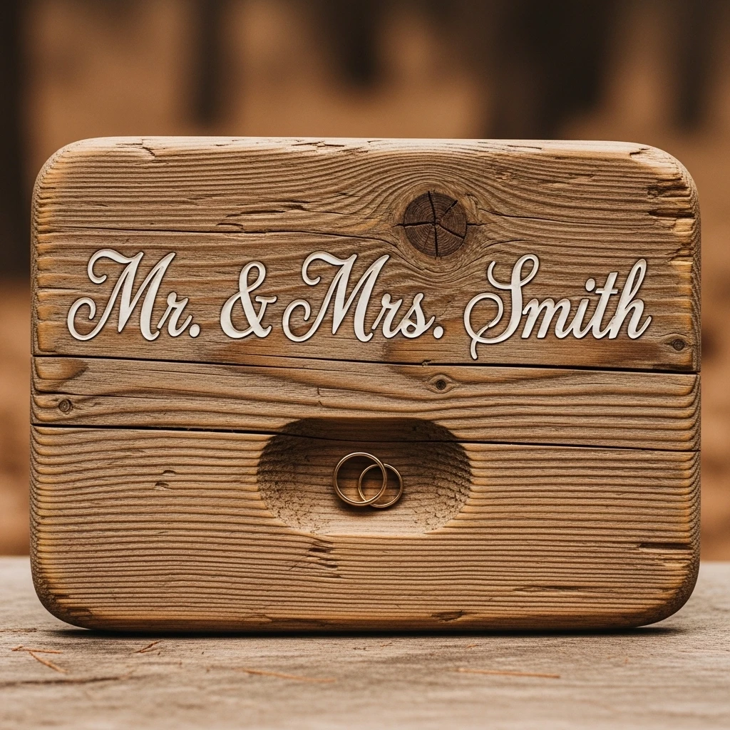 personalized wooden sign