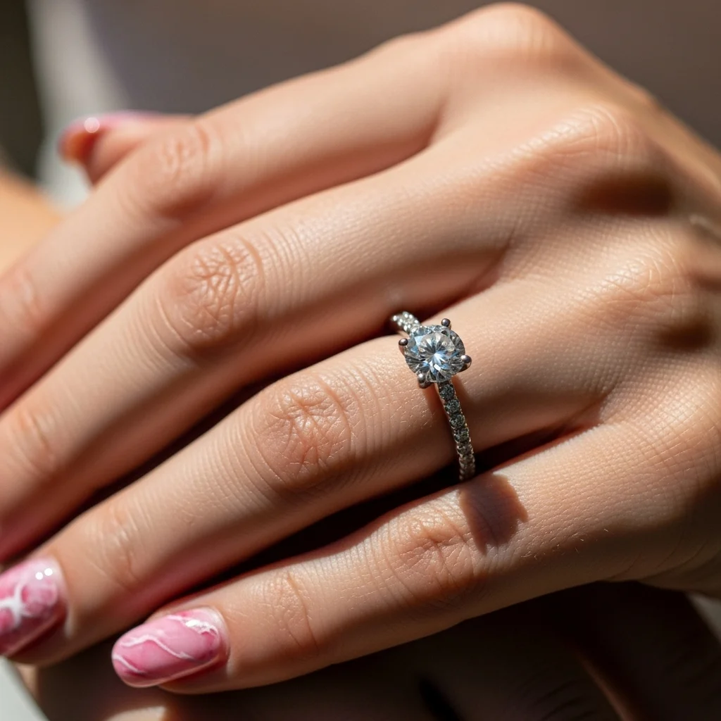 pink marble effect