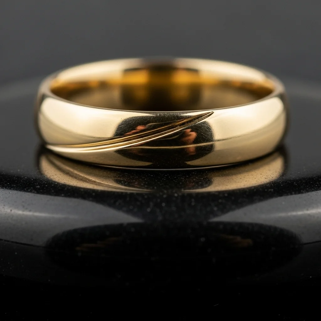 plain gold band