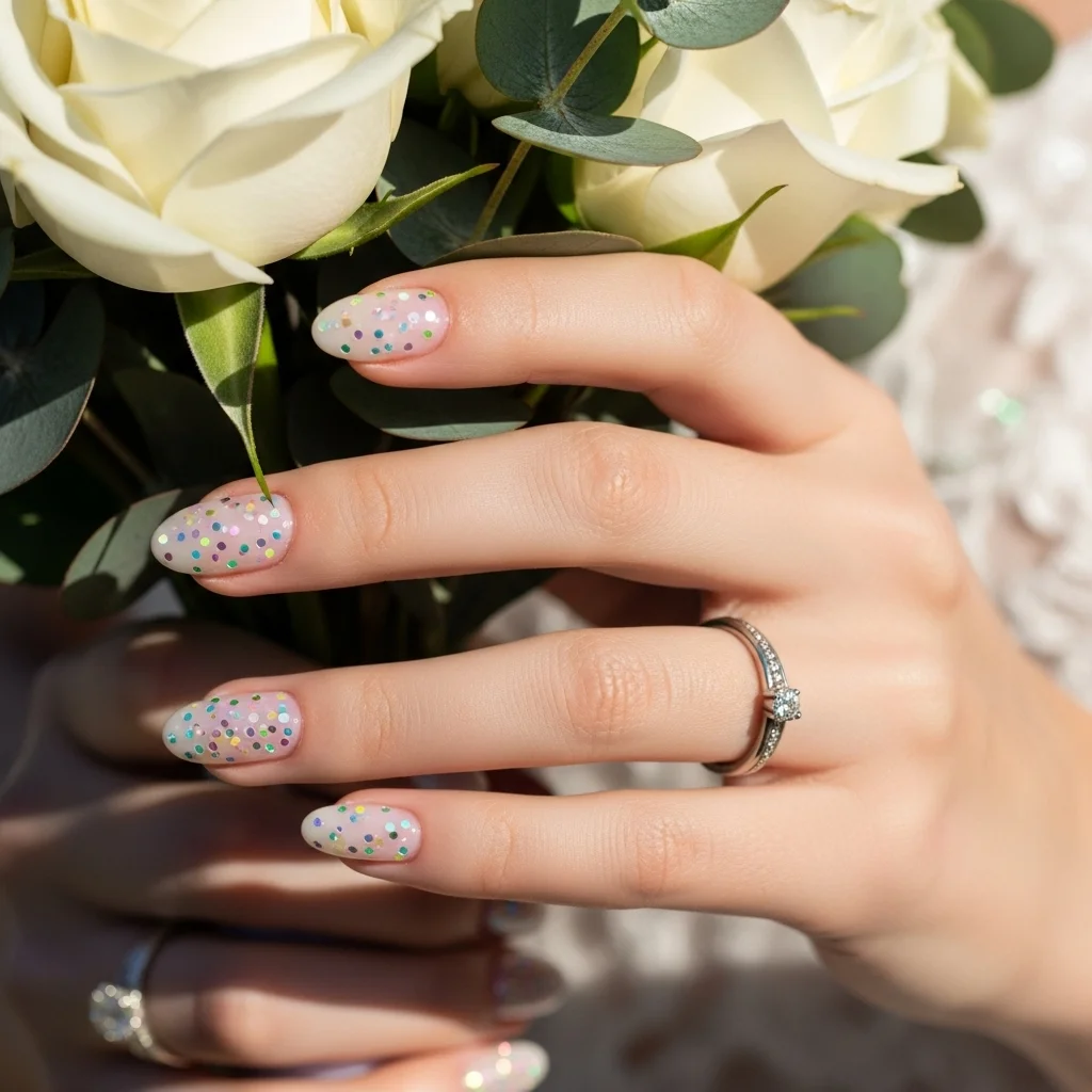 playful confetti speckles