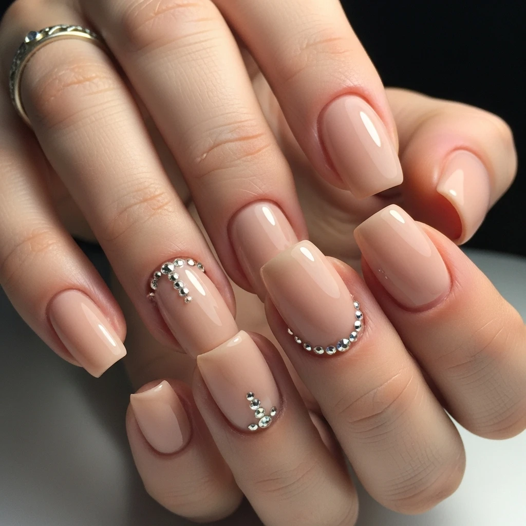 rhinestone accents