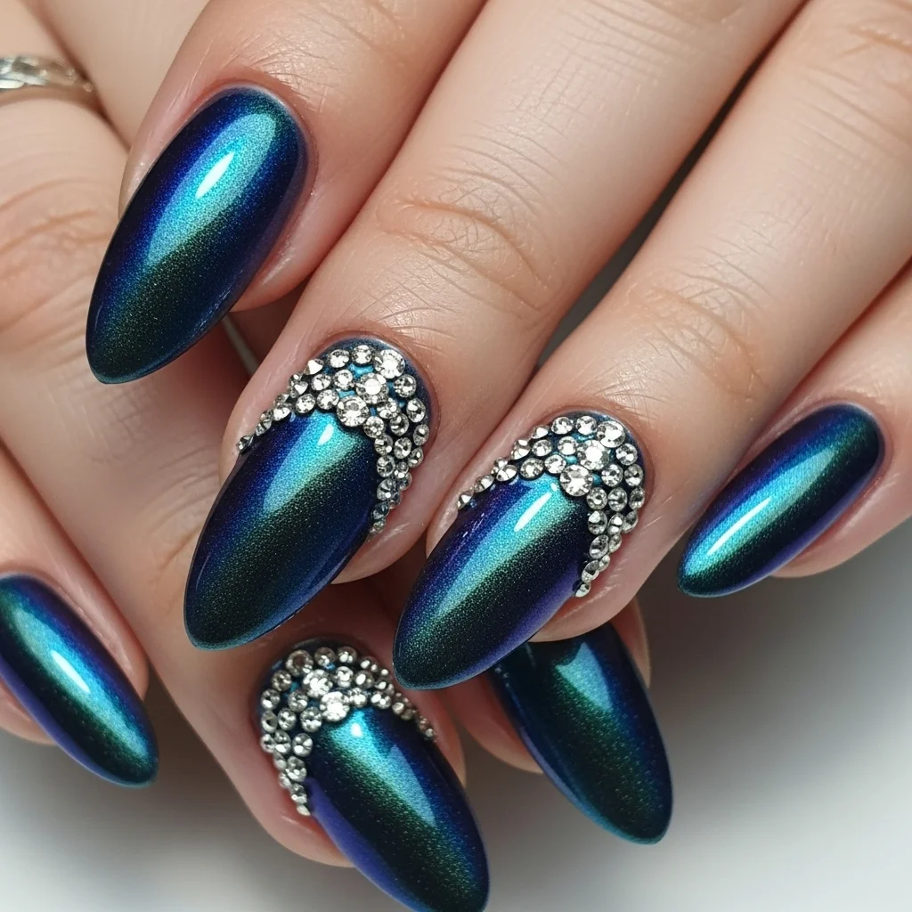 rhinestone cat eye