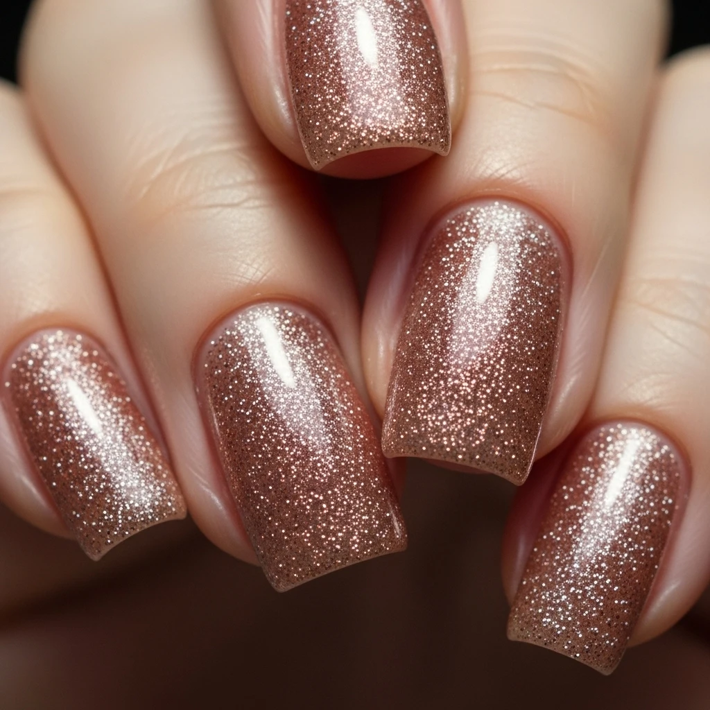 rose gold glitter 1