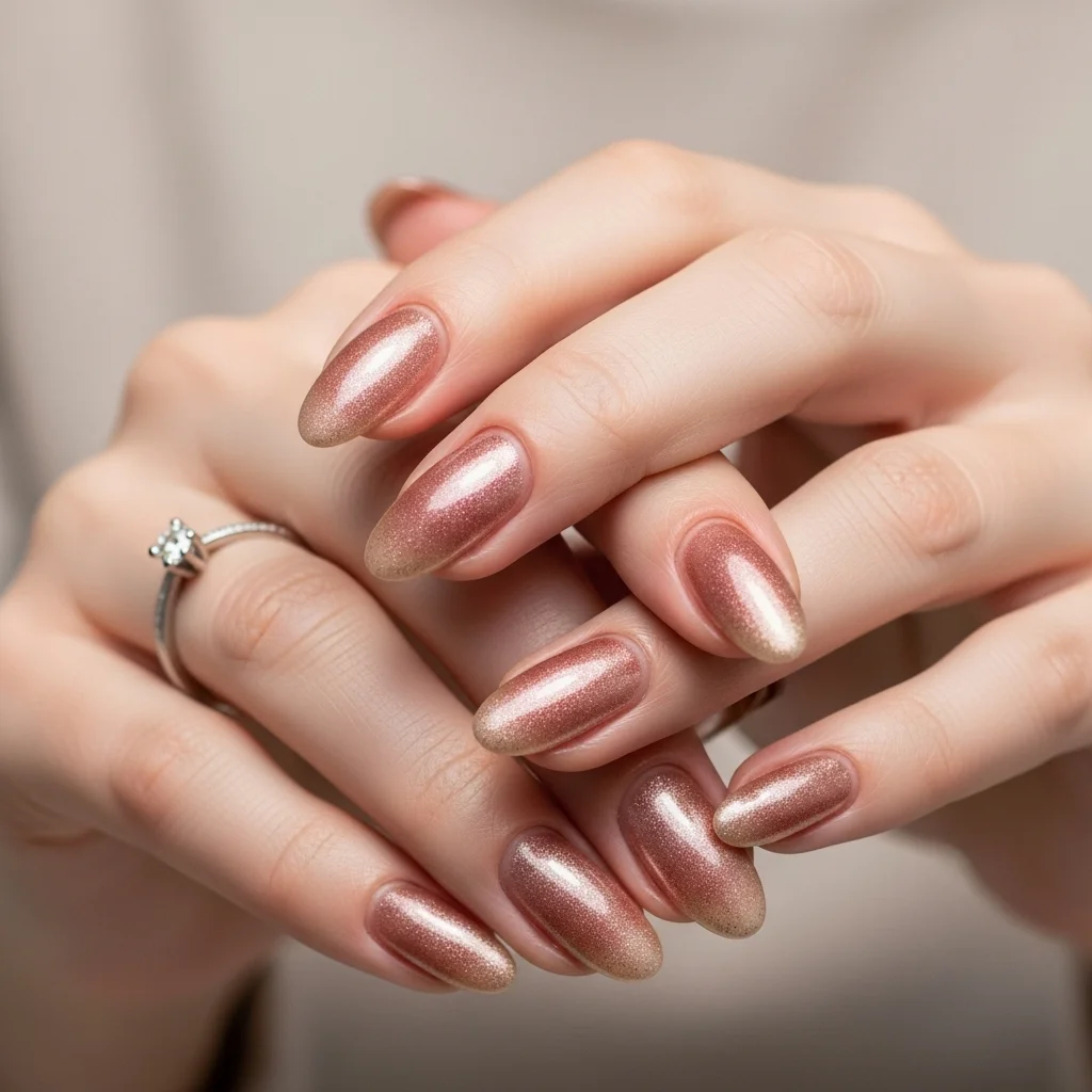 rose gold nude