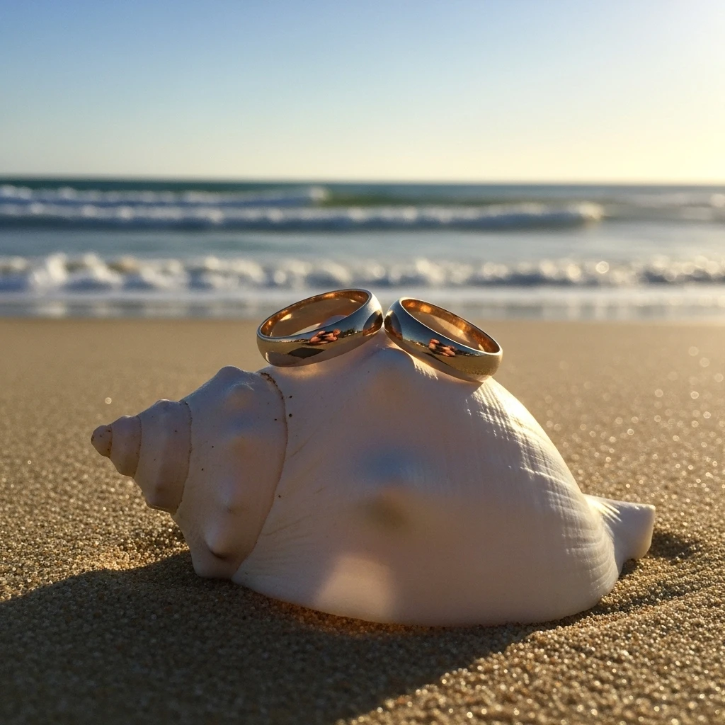 seashell ring holder