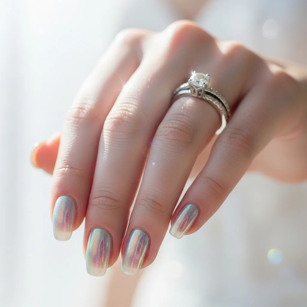 sheer iridescent shimmer