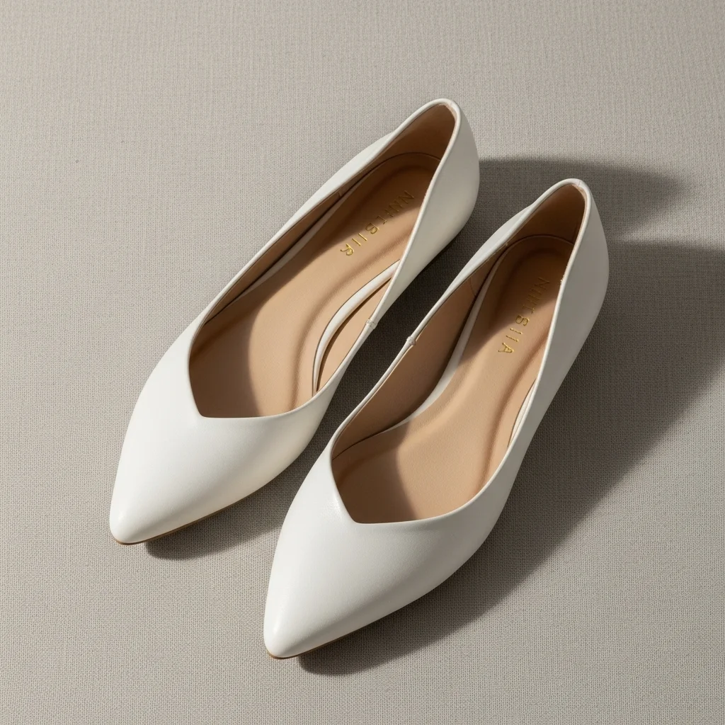 simple pointed toe flats