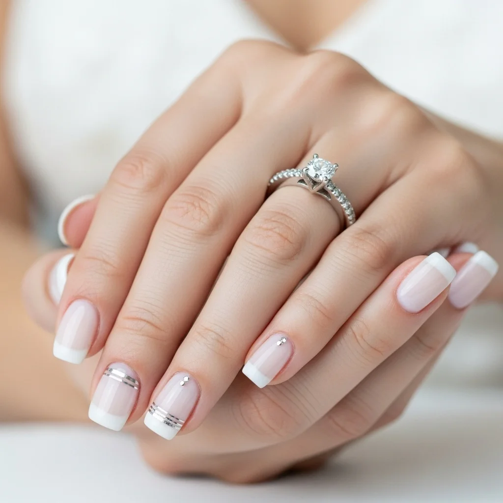 simple silver accent