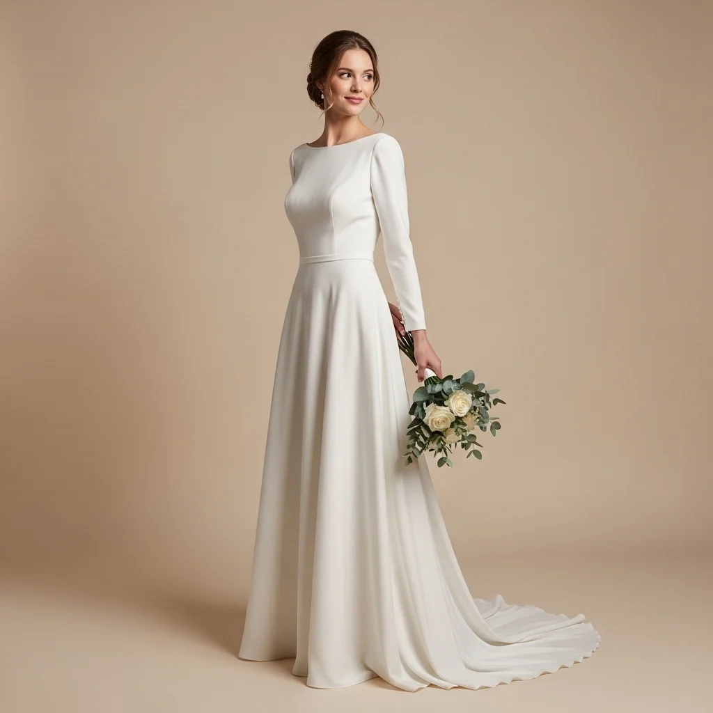 21 Traditional Wedding Dresses That Will Steal Hearts 15 simple wedding dress 1