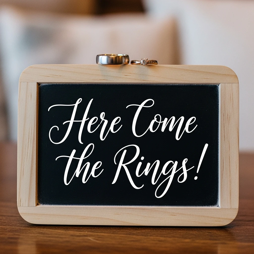 small chalkboard sign