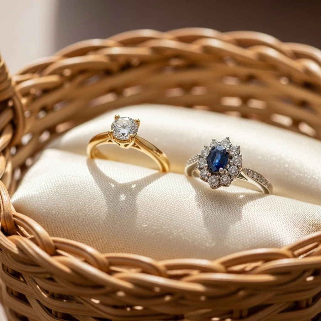 small woven basket