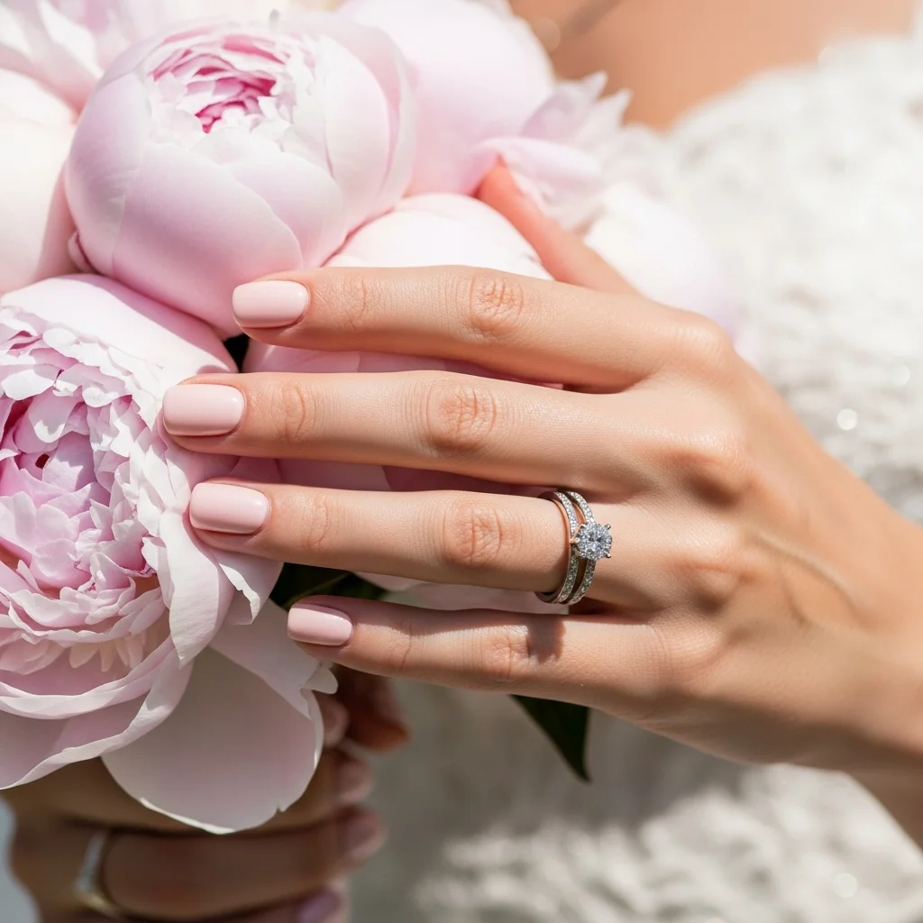 soft blush pink
