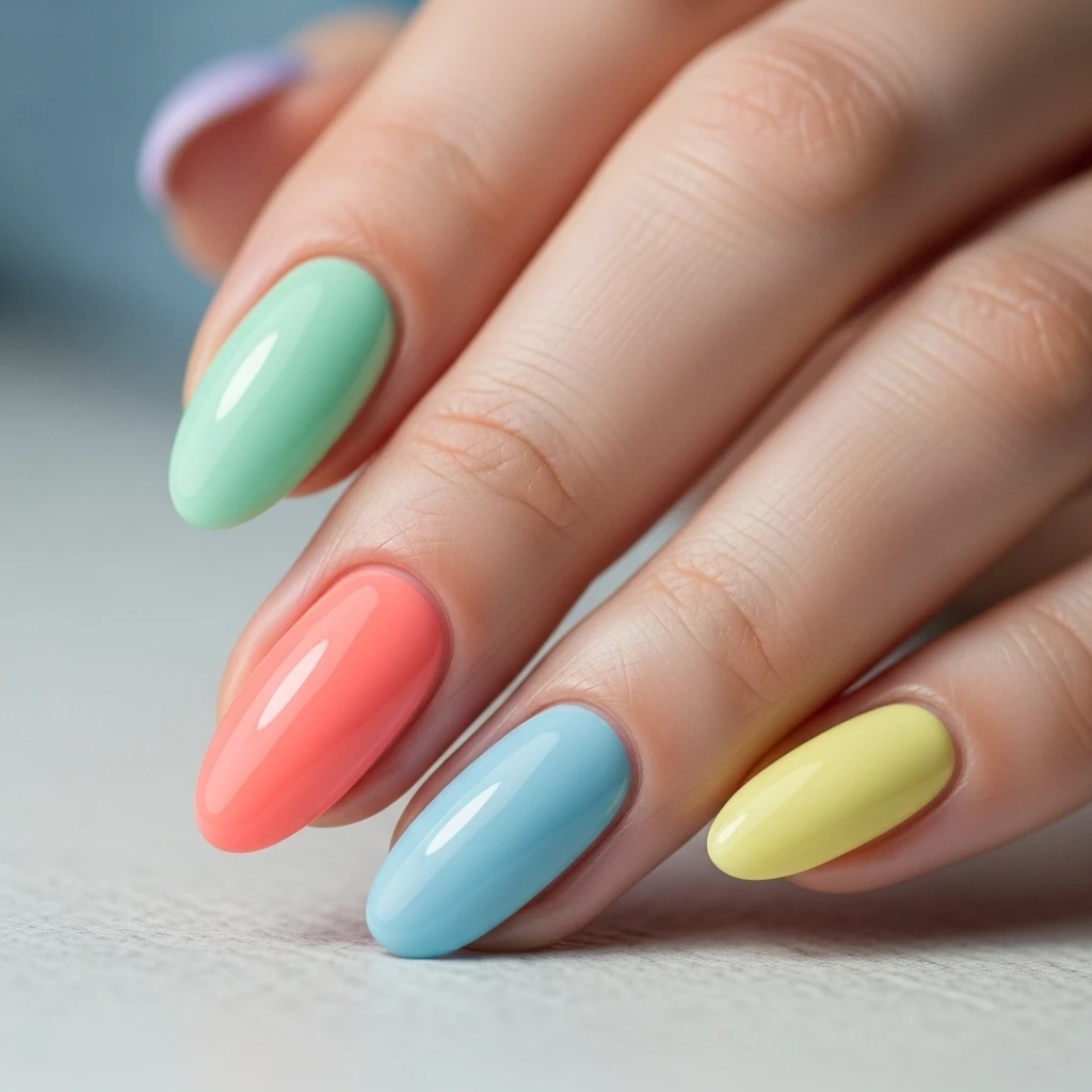 soft pastels