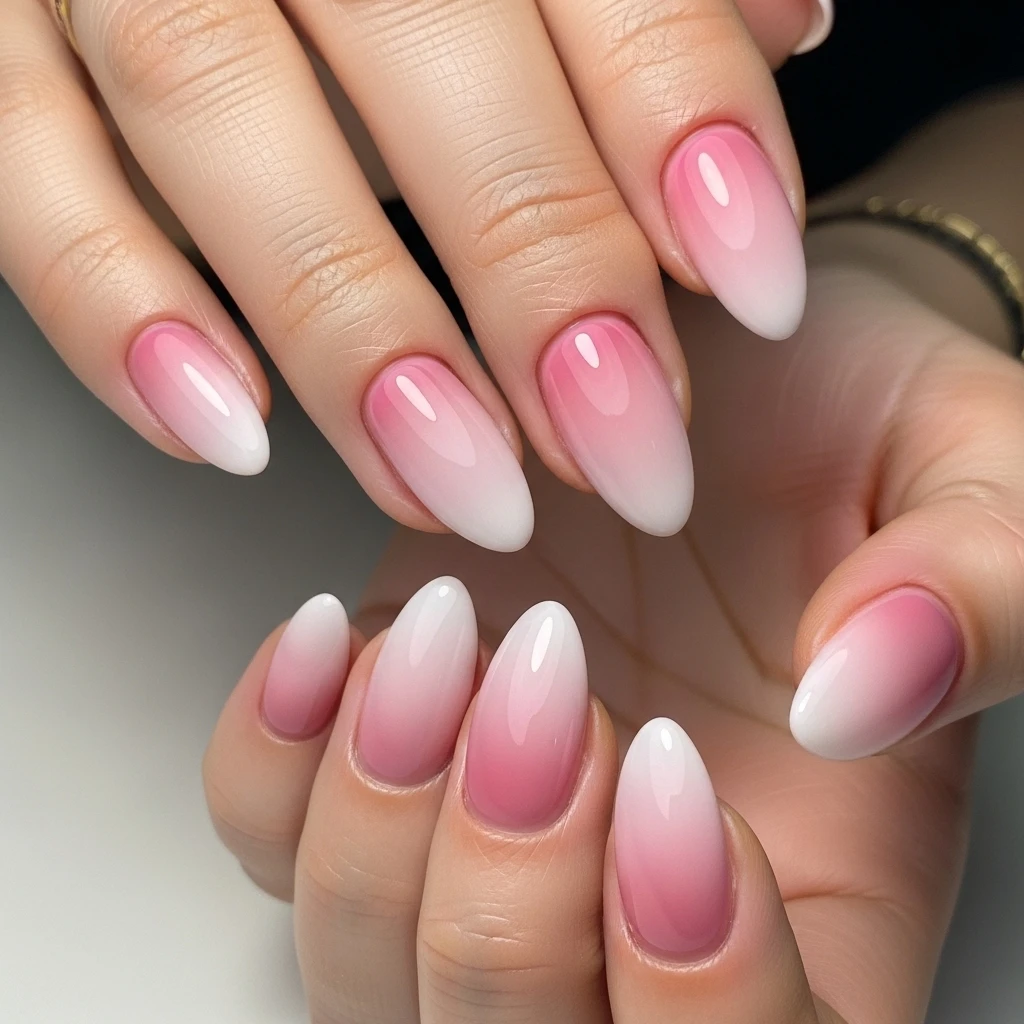 soft pink ombre