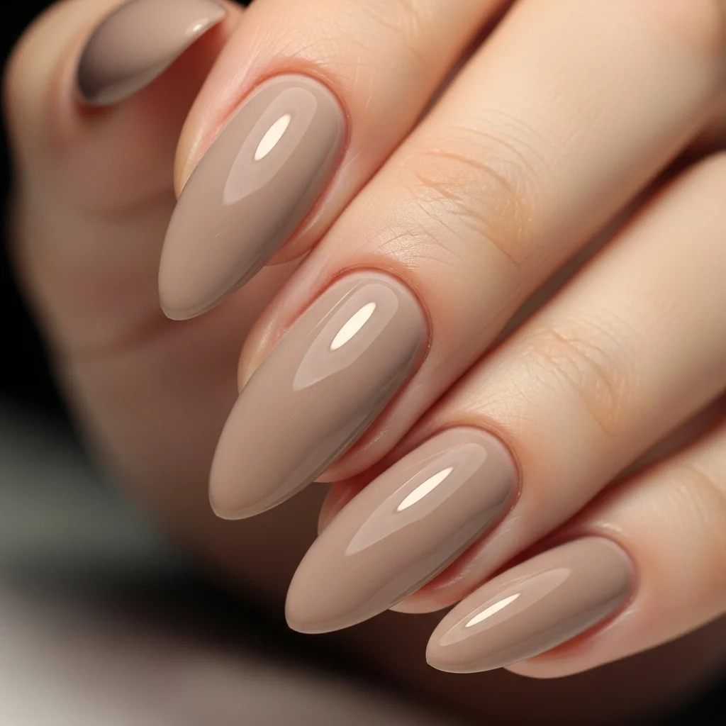 Top 15 Classy Nail Designs to Elevate Your Style 8 soft taupe