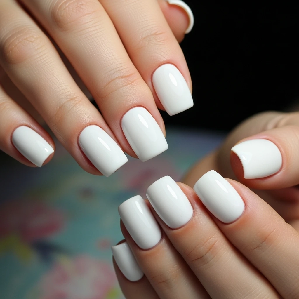 solid color with high shine